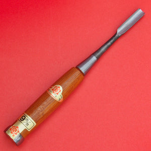 9mm Wood carving round gouge chisel Yasugi blue paper Steel for carving engraving Japan back