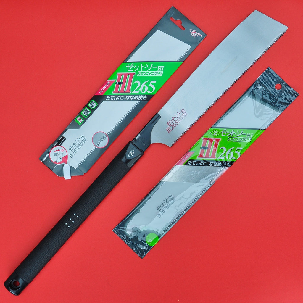 Zetsaw Zsaw Z-saw Sierra KATABA HI III 265 mm + hoja de recambio repuesto Japón Japonés herramienta carpintería