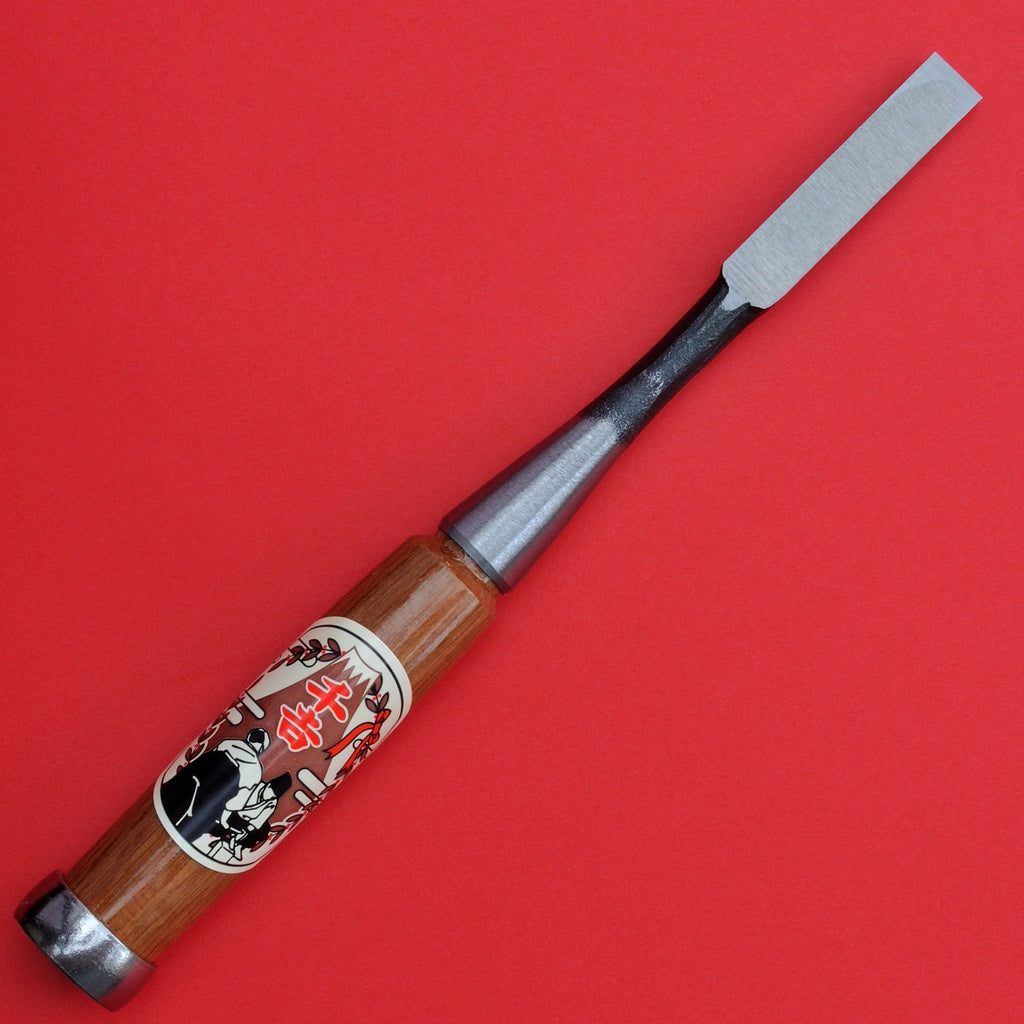 Back side 12mm SENKICHI Chisel oire nomi Yasugi Steel Japan Japanese tool woodworking carpenter