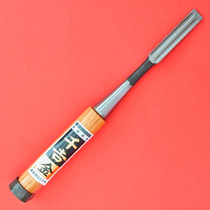 12mm SENKICHI Chisel oire nomi Yasugi White paper Steel Made in Japan back