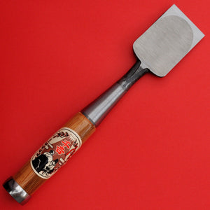Back side 42mm SENKICHI Chisel oire nomi Yasugi Steel Japan japanese tool woodworking carpenter