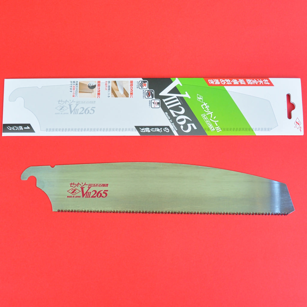 Zetsaw Japonés Zsaw Z-saw KATABA VIII 265 mm hoja de recambio corte universal Japón nuevo