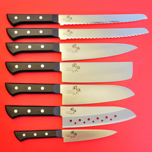 Japanese Knives set 7 KAI Seki Magoroku WAKATAKE Santoku chef's nakiri bread frozen Japan japanese