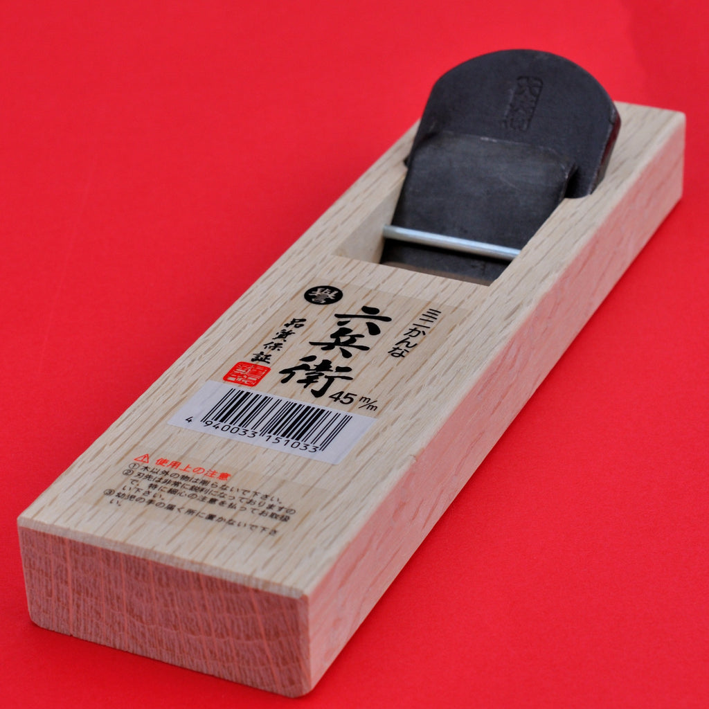 Japan Wood smoothing hand plane Rokube Kanna 45mm Japanese