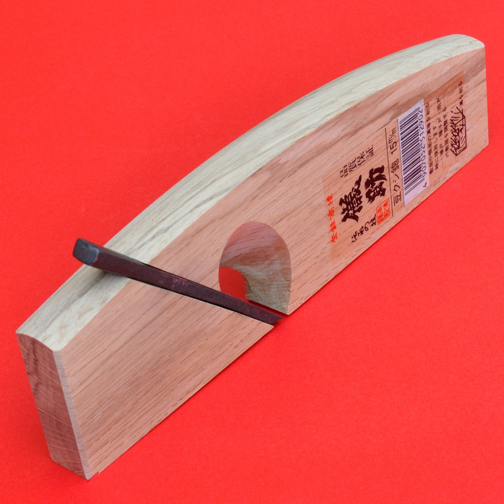 Back view Rabbet plane GISUKE Kushi kanna 15mm Japan Japanese tool woodworking carpenter