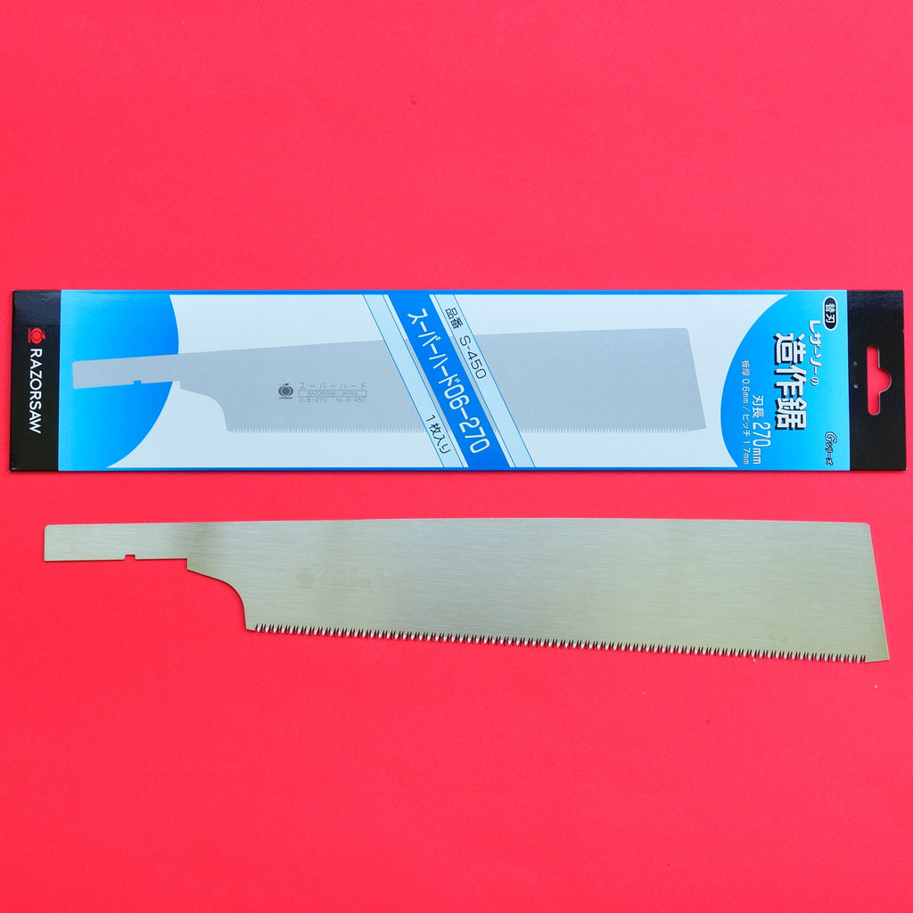 Razorsaw Gyokucho KATABA S-450 270mm hoja de recambio repuesto Japón Japonés herramienta carpintería