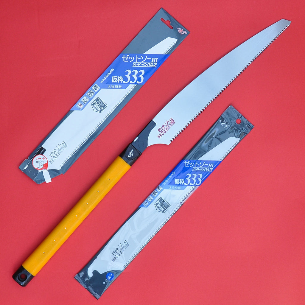 Sierra Z-saw Zetsaw Zsaw KATABA 333mm + 1 cuchilla de repuesto Japón