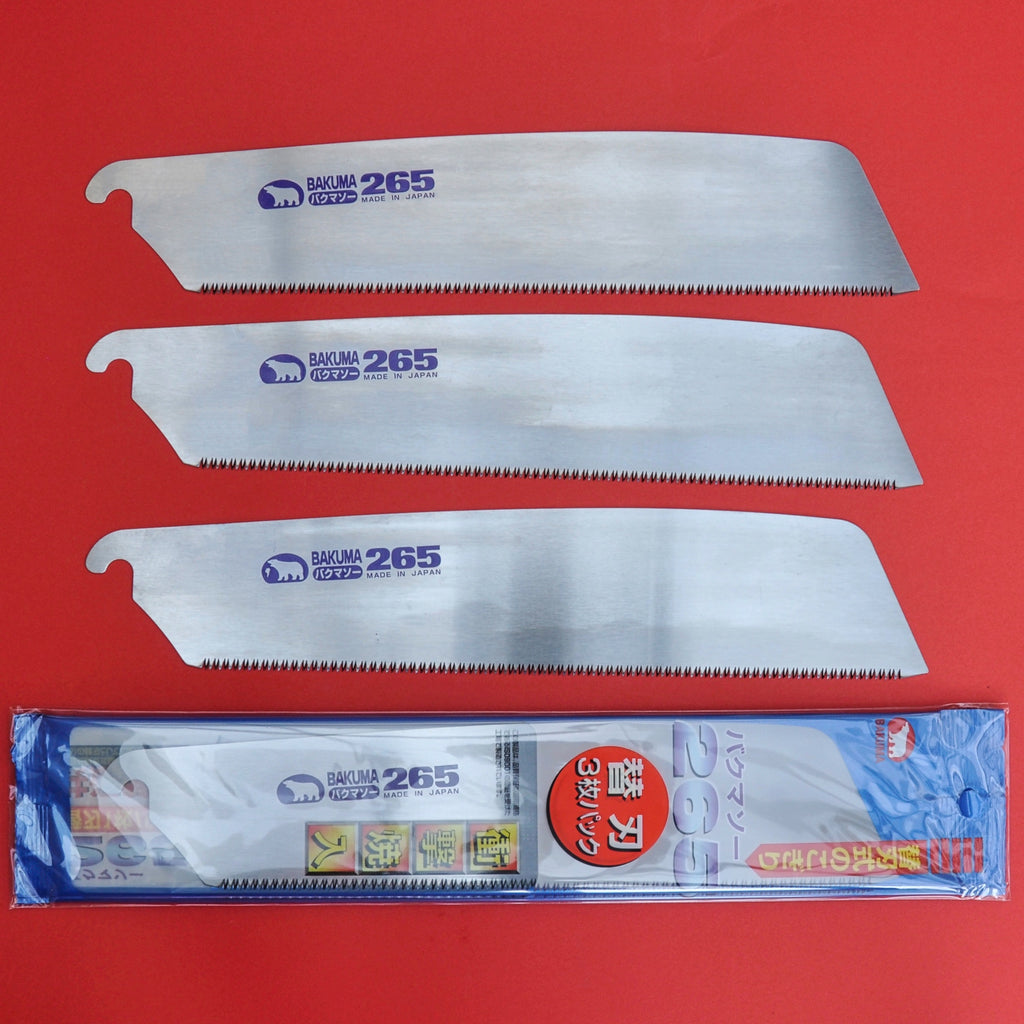 BAKUMA KATABA 265 3 cuchillas de repuesto Japón