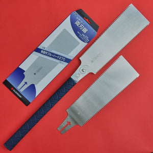 Japan Razorsaw Saw Gyokucho elastomer handle RYOBA Rip Cross cut 668 270mm + spare blade Japanese tool woodworking carpenter