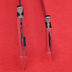 Shinwa stop stopper 15cm 30cm on ruler front