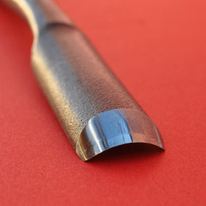 close up 15mm Wood carving round gouge chisel Yasugi blue paper Steel Japan