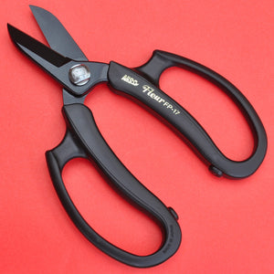 Flower scissors ARS professional FP-17-BK Front side Made in Japan