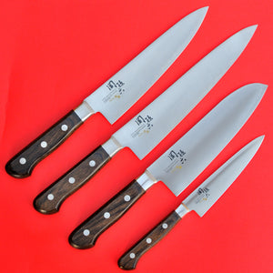 Set de 4 couteaux Kai Seki magoroku Serie AOFUJI chef santoku Japon japonais