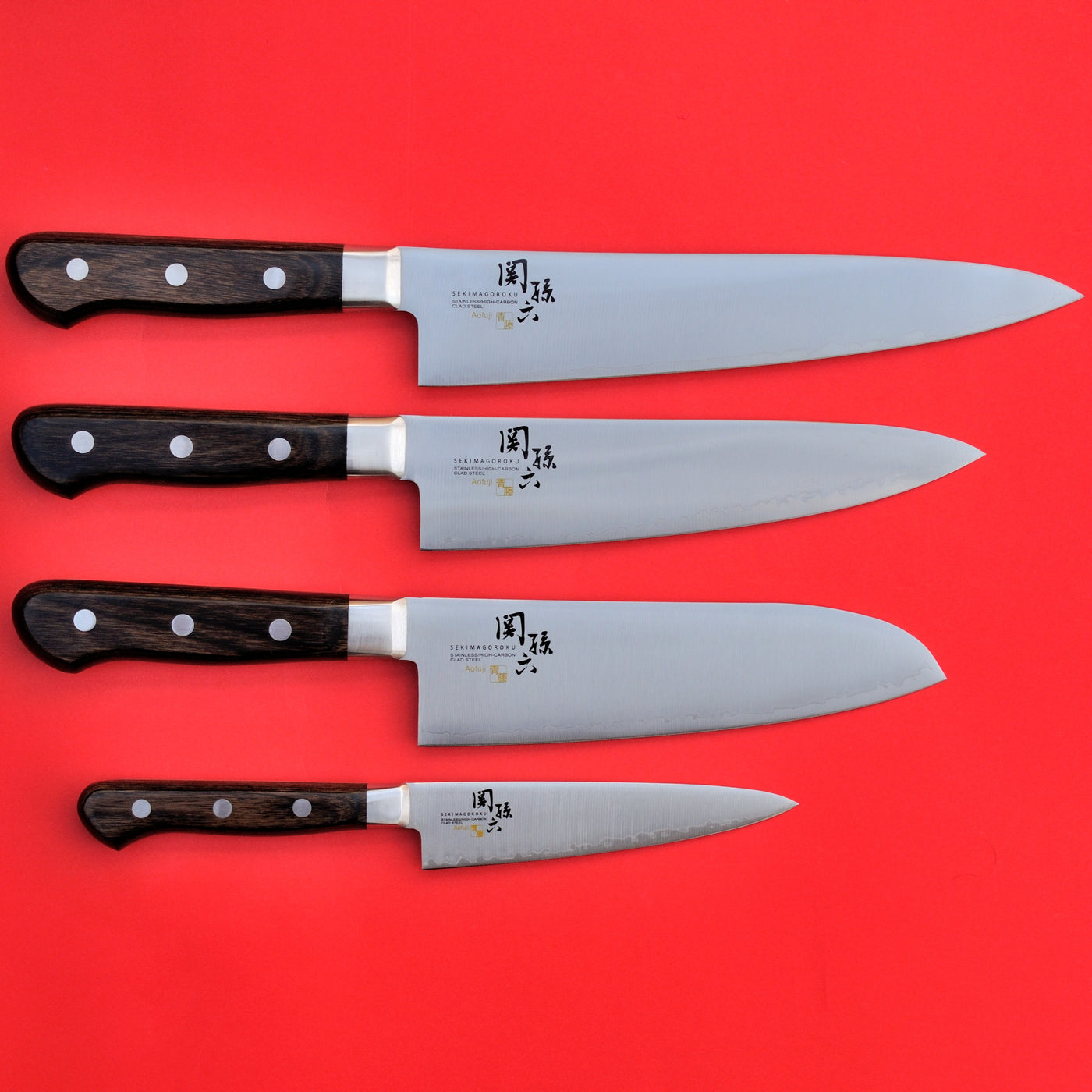 Japanese KAI kitchen knife knives HONOKA Santoku Petit Chef's Japan - Osaka  Tools