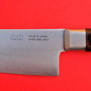 Nahaufnahme Klinge Kai Seki magoroku Kochmesser AOFUJI made in Japan japanisch Küchenmesser Messer 