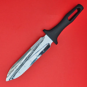 Japanese NISAKU Hori Hori 801 FIELD outdoor gardening knife back side
