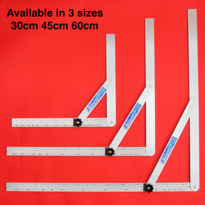 3 sizes open SHINWA sliding adjustable precision angle bevel 45cm 62661 aluminum Japan Japanese tool