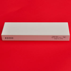 Seitenansicht Wetzstein Deluxe pure white SUEHIRO #6000-35 Japan Japanisch Schleifstein Wasserstein Abziehstein