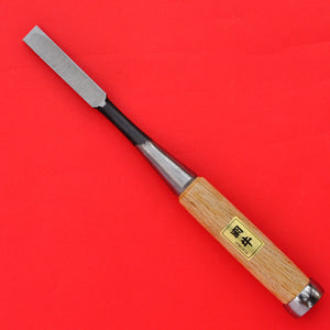 Back side 12mm Japanese Tōgyū Chisel oire nomi Made in Japan Carbon steel tool woodworking carpenter