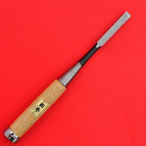 Back side 9mm Japanese Tōgyū Chisel oire nomi Made in Japan Carbon steel tool woodworking carpenter