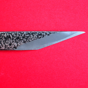 Nahaufnahme Hand-geschmiedet 12mm Kiridashi Kogatana Messer Japan Aogami Japanisch Werkzeug Schreiner
