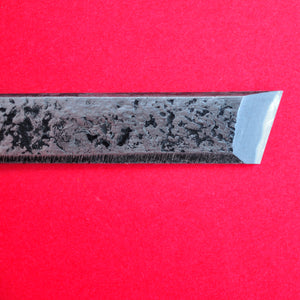 Nahaufnahme Hand-geschmiedet 12mm Kurz Kiridashi Kogatana Messer Japan Aogami Japanisch Werkzeug Schreiner