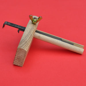 Side view Marking gauge Kebiki with 2 blades Japan Japanese tool woodworking